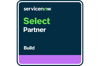 Our partner badge for ServiceNow Select Build