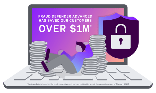 Fraud Defender Man looking at mobile device