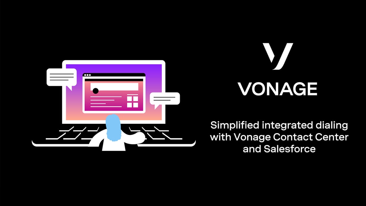 Simplified integrated dialling with Vonage and Salesforce
