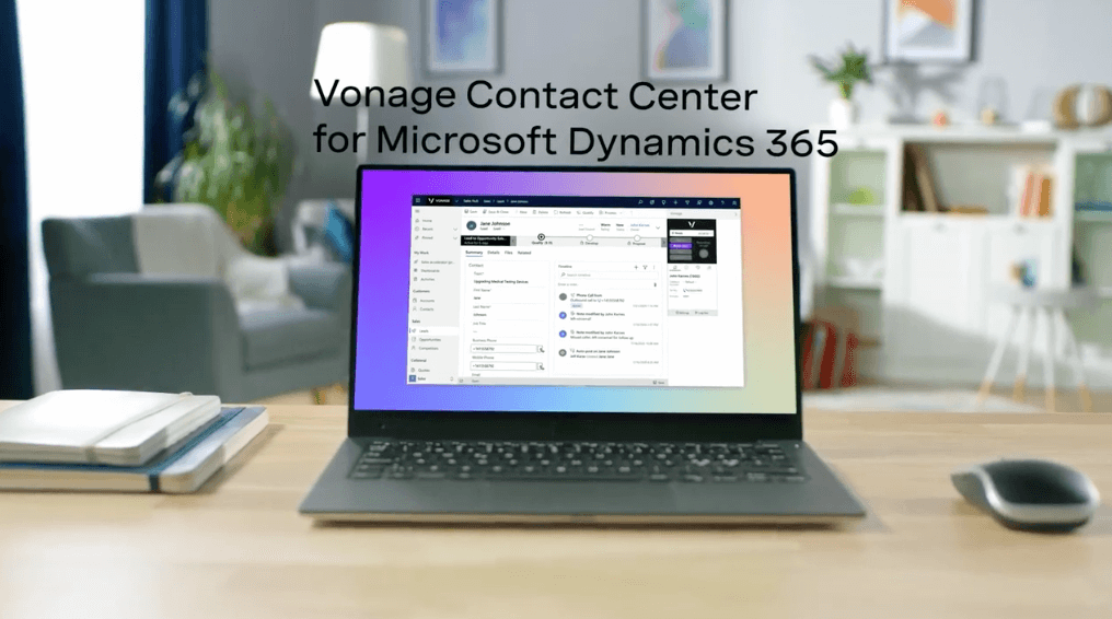 Vonage Contact Center for Microsoft Dynamics 365 Video Posterframe