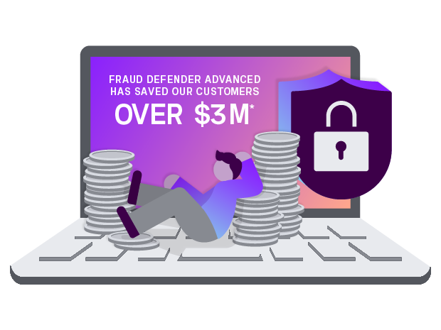Fraud Defender Advanced has saved customers over $1 million. Savings claim is based on the total cumulative cost savings realized by actual Vonage customers as of January 2025.